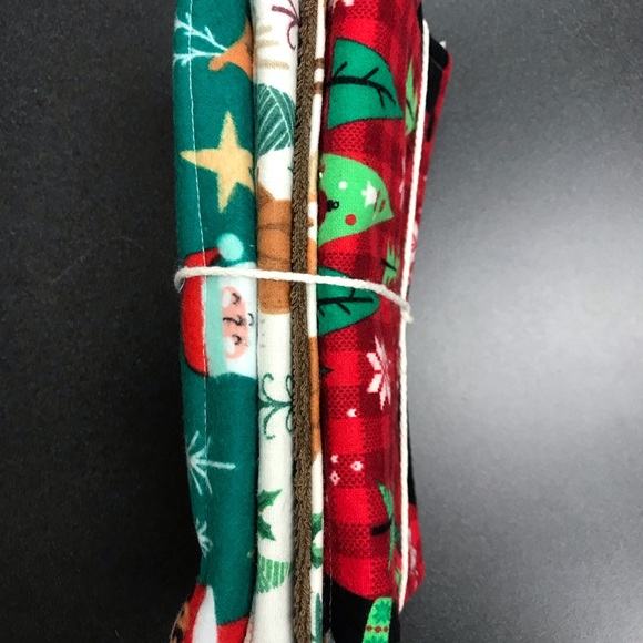 Christmas Set of Baby Burp Cloth - Picture 5 of 7